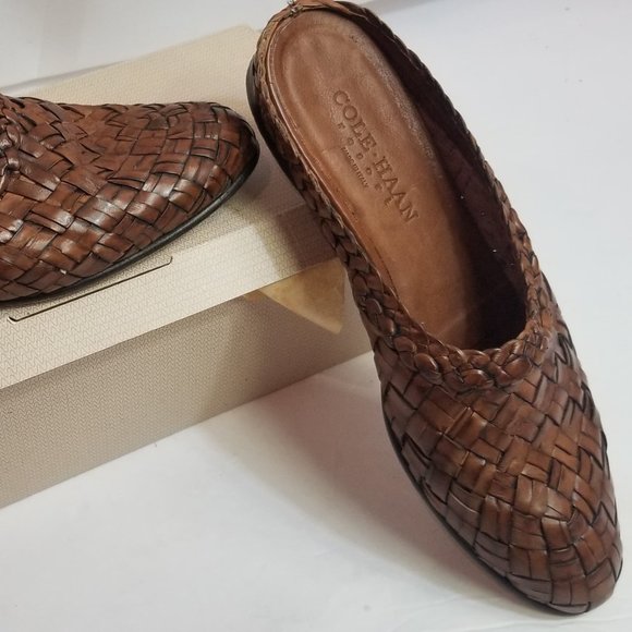 Cole Haan Resort Toffee Women's Woven Sandal Flats - Picture 1 of 8